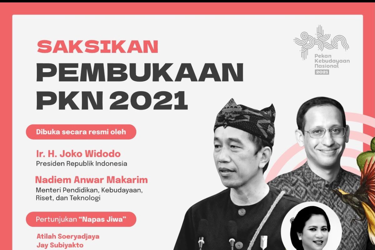 Kemendikbudristek: Pekan Kebudayaan Nasional 2021 akan dibuka Presiden Jokowi