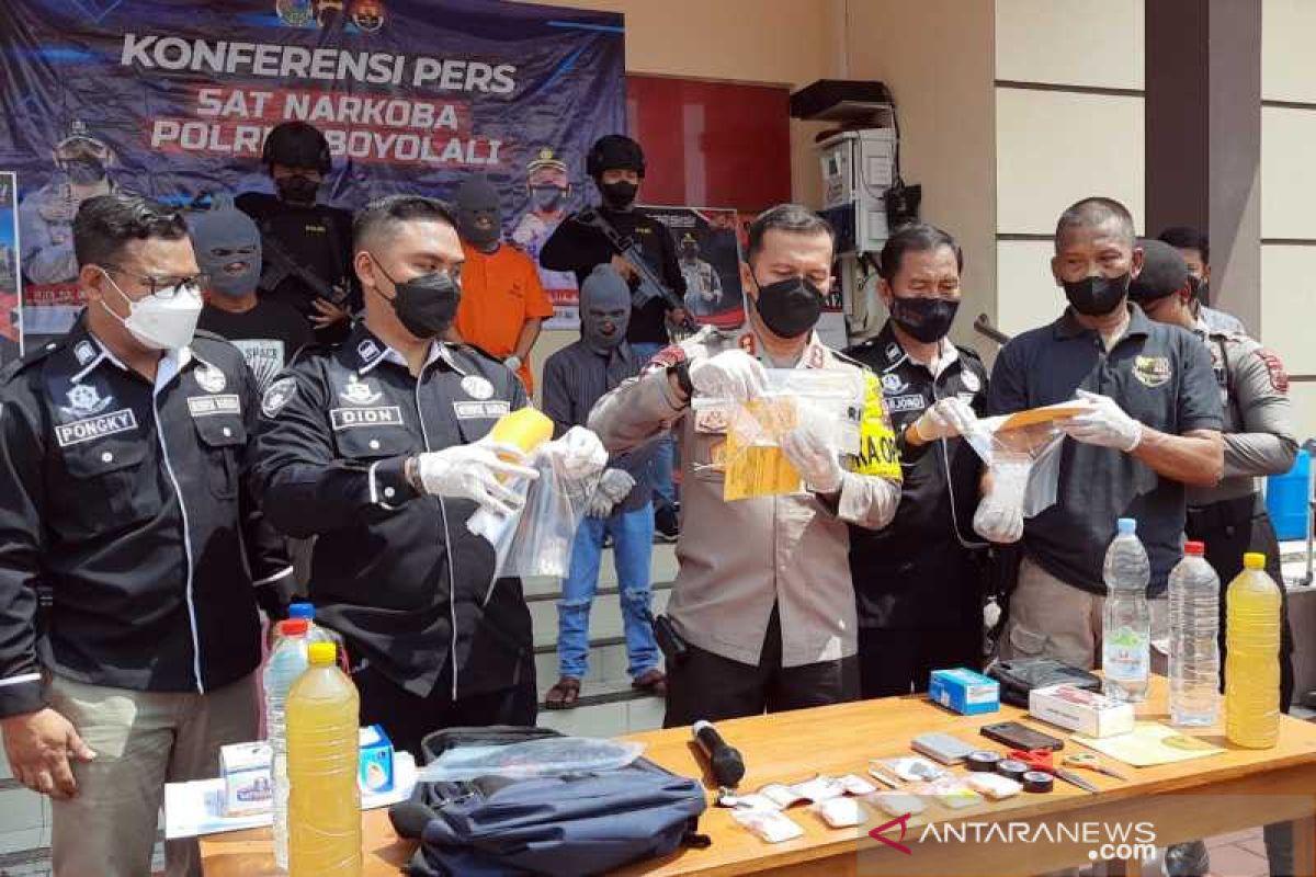 Polres Boyolali ringkus pengedar narkoba diduga jaringan antarprovinsi