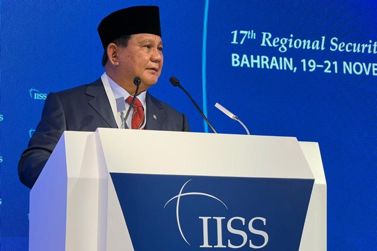 Forum Dialog IISS, Menhan Prabowo dorong perdamaian dunia