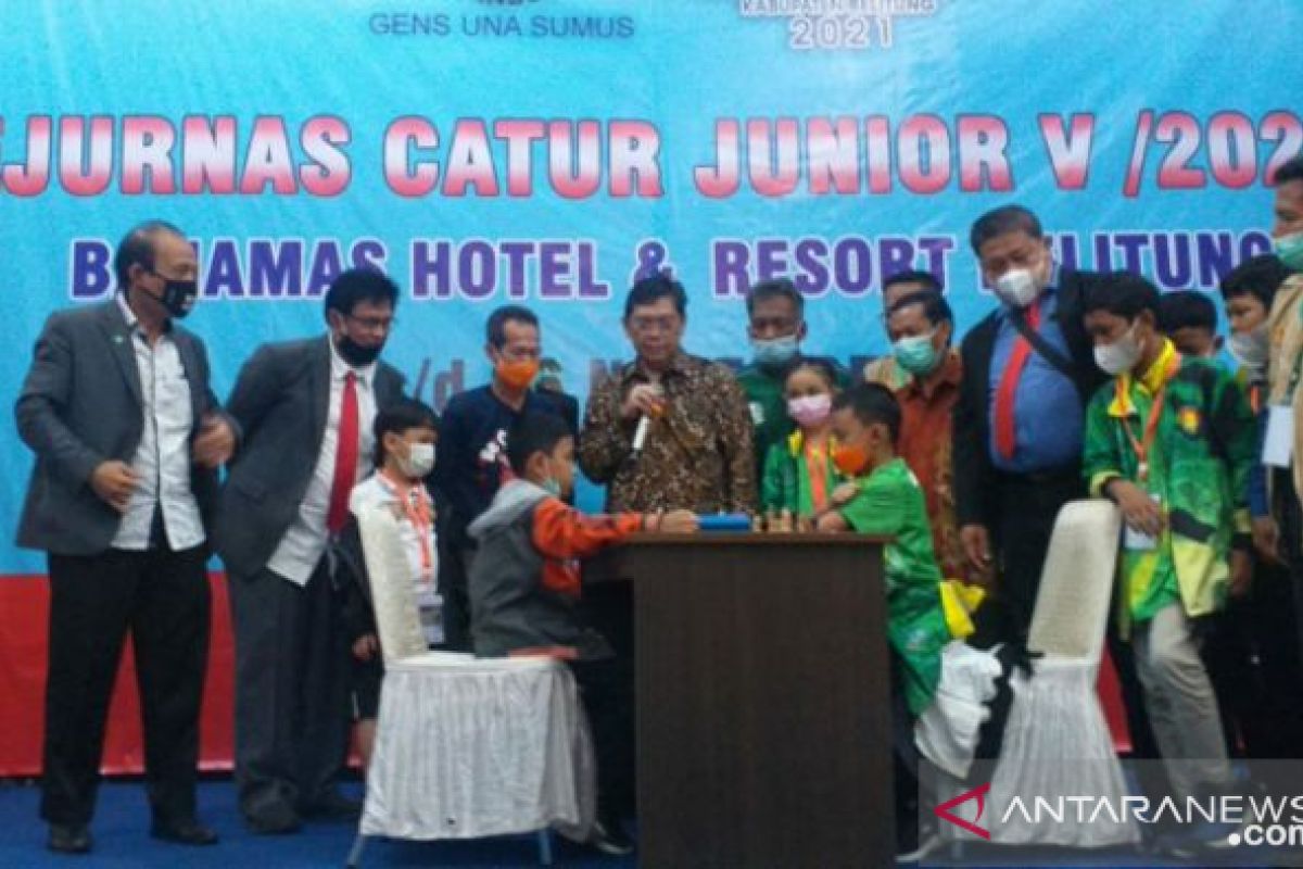 271 peserta ikuti Kejurnas Catur Junior di Belitung