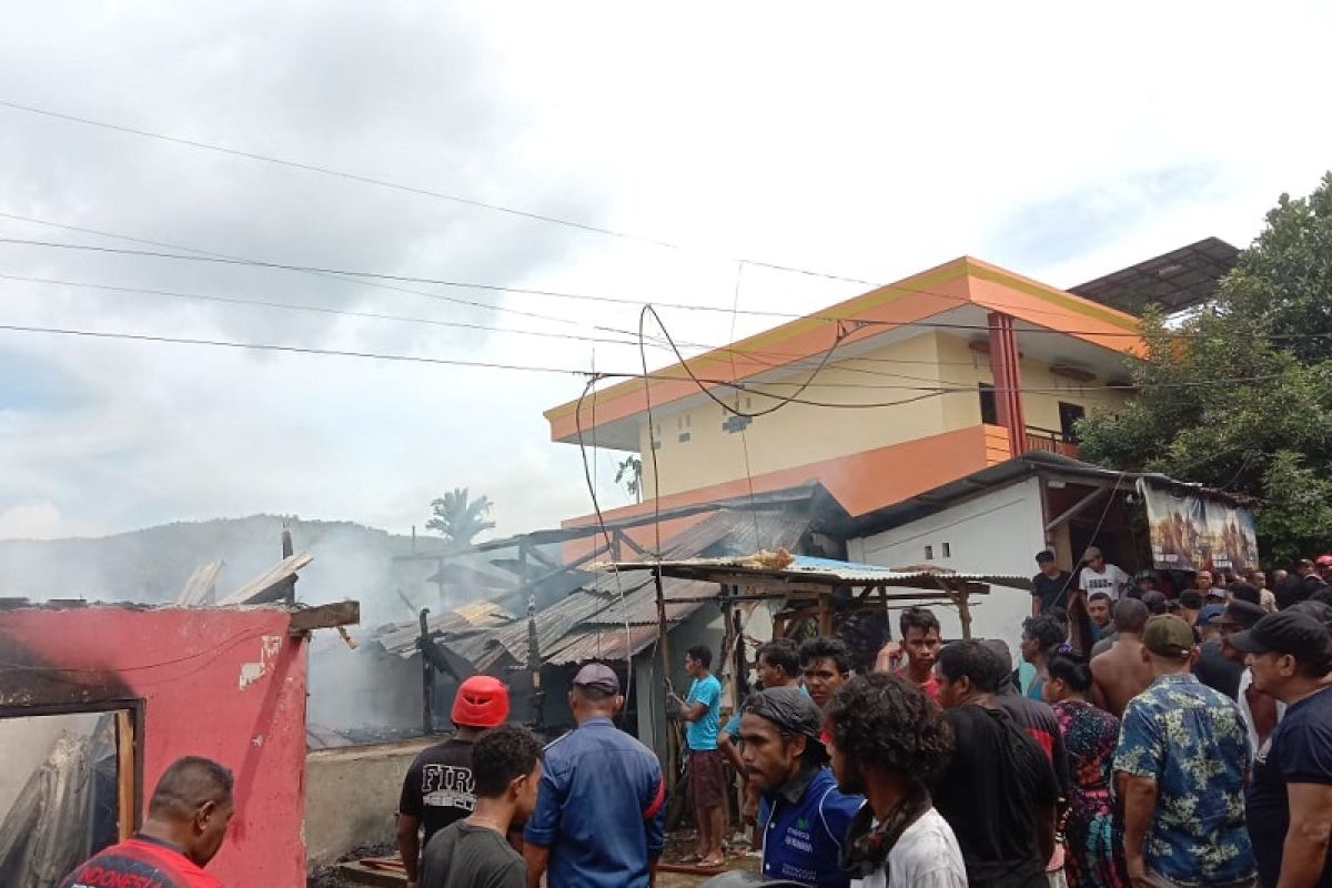 Polresta pastikan kebakaran di Batumerah Ambon tidak timbulkan korban jiwa, begini penjelasannya