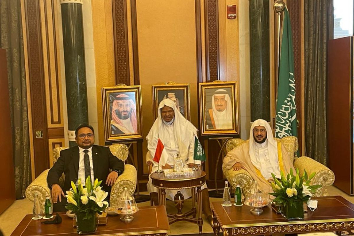Bahas moderasi agama, Menag dan Menteri Urusan Islam Saudi