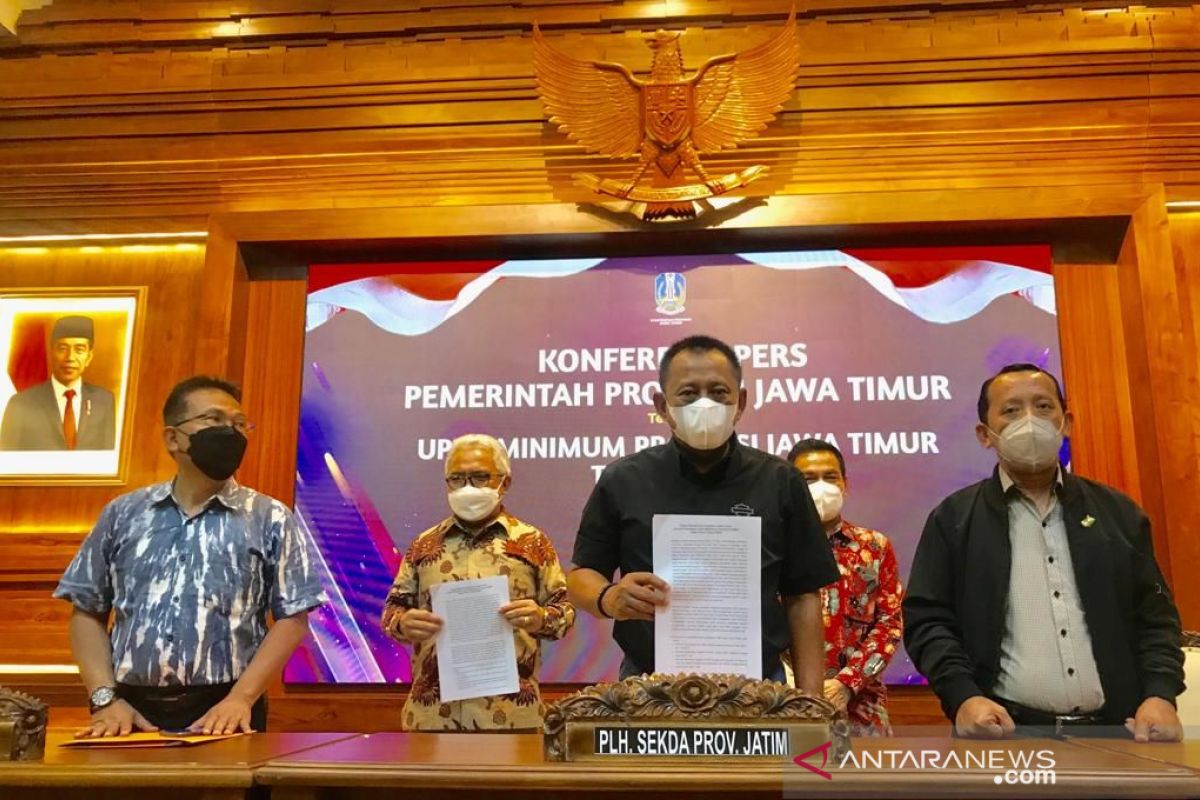 Jatim tetapkan UMP 2022 sebesar Rp1,89 juta