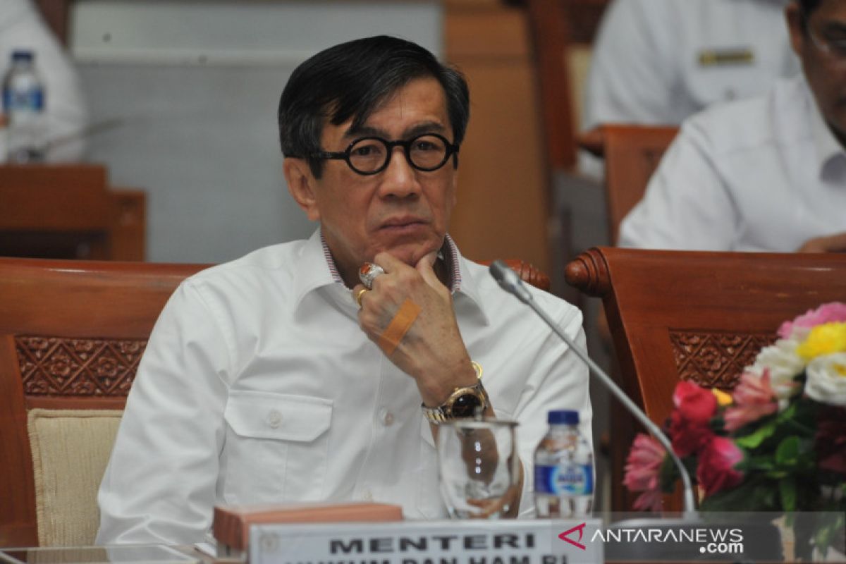 Menkumham: Revisi UU Ciptaker tidak perlu masuk Prolegnas 2022