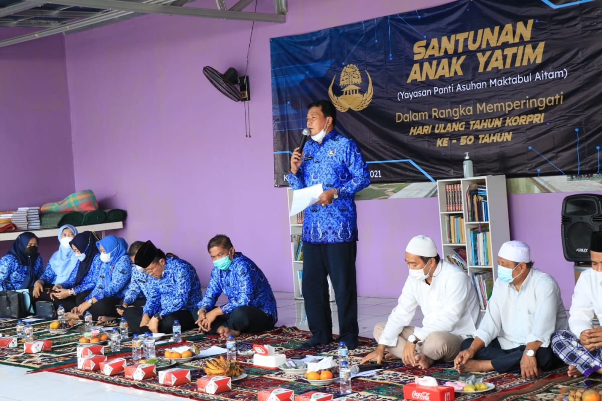 Korpri Tangerang sambut HUT ke-50 dengan santuni yatim piatu