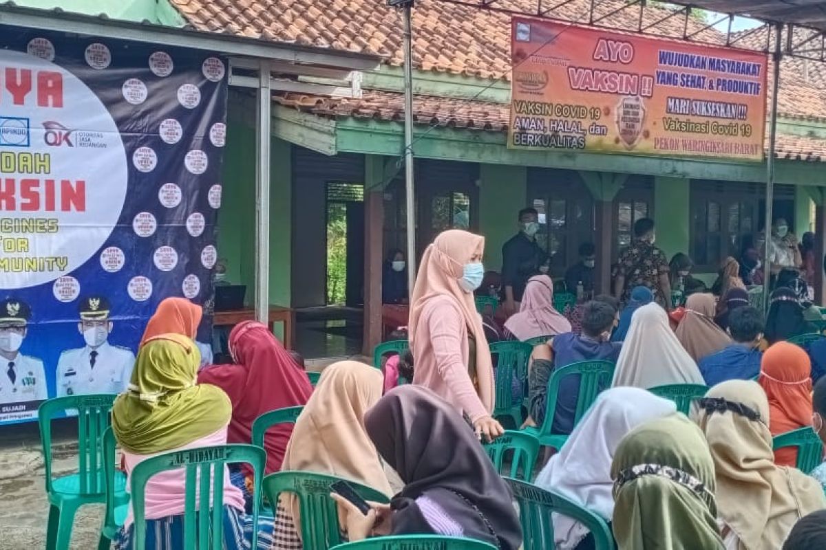 Apindo-OJK Lampung gelar vaksinasi COVID-19 di Pringsewu