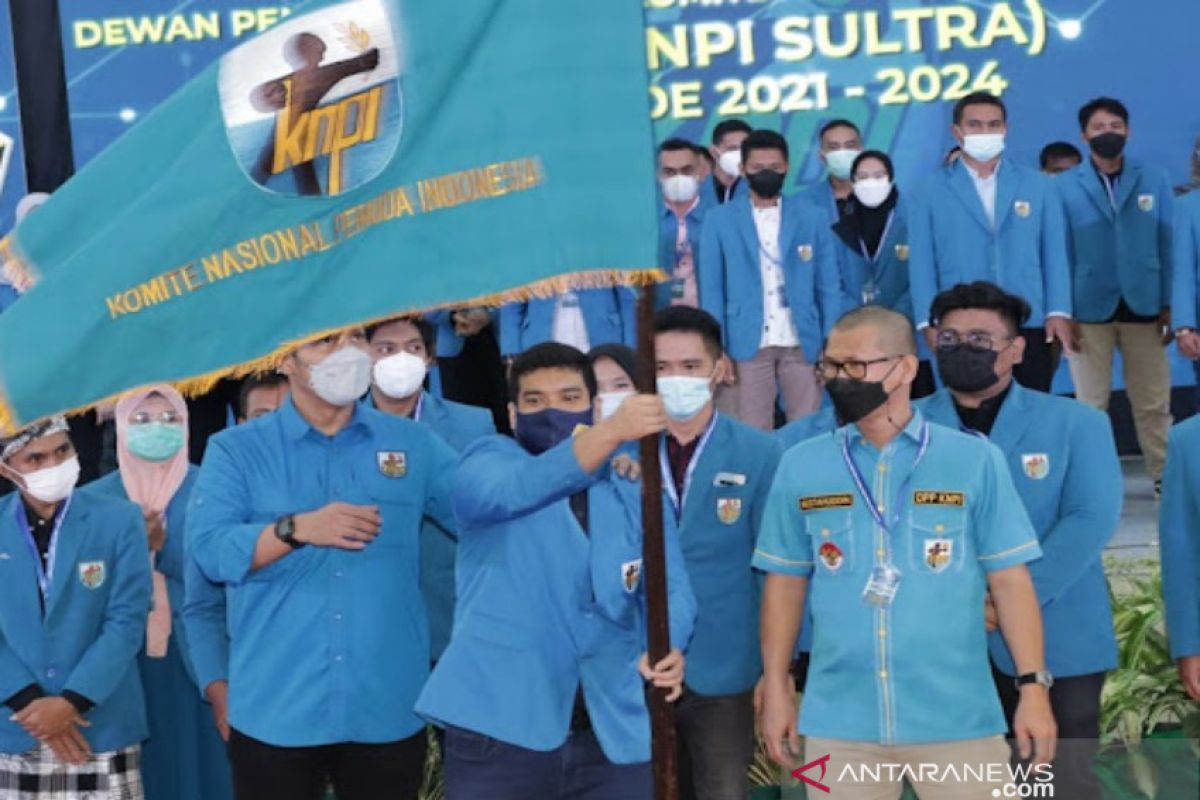 Tiga DPP KNPI saksikan pengukuhan DPD KNPI Sulawesi Tenggara