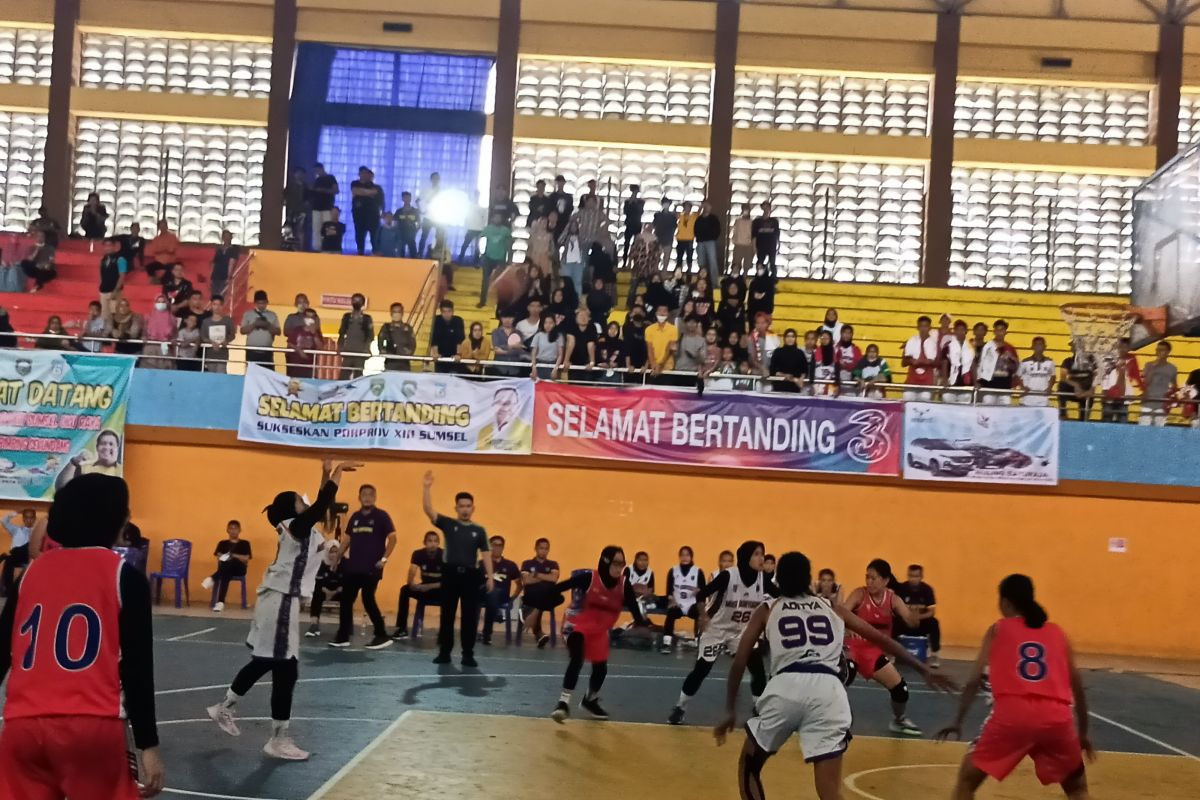 Tim basket putra-putri Palembang raih empat medali emas di Porprov Sumsel