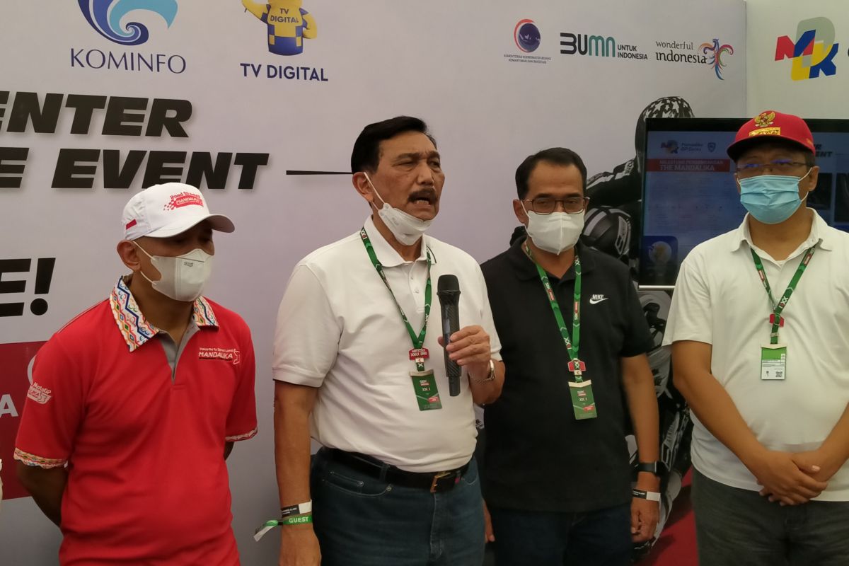 Luhut: WSBK Sirkuit Mandalika ditonton 1,6 miliar penduduk dunia