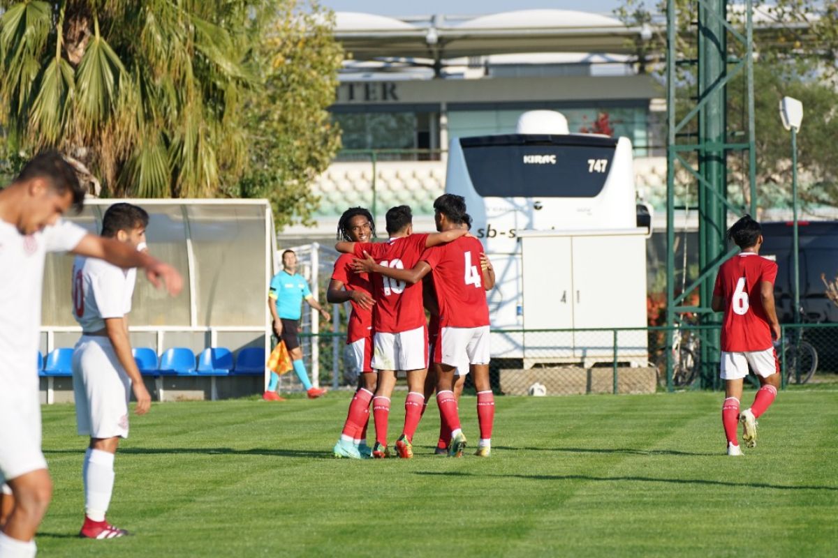 Dua gol Ronaldo Kwateh bawa timnas U-18 menang lawan Antalyaspor 3-1