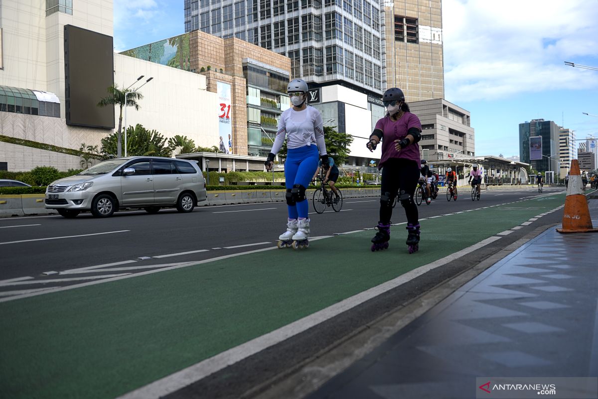 Ini pengalihan rute pada enam lokasi "Car Free Day" di Jakarta
