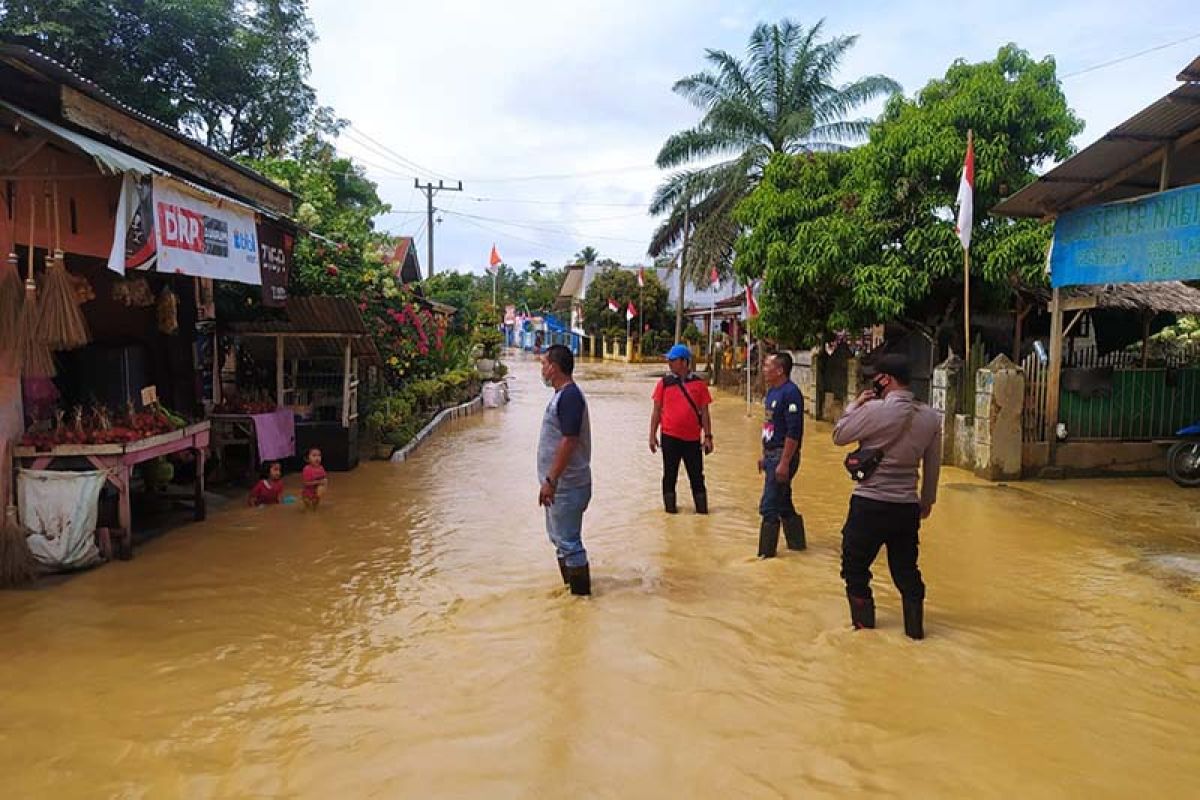 Banjir merendam ratusan rumah di Aceh Timur surut