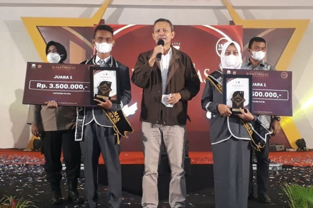 Siswa Pidie Jaya terpilih sebagai juara duta kamtibmas Aceh