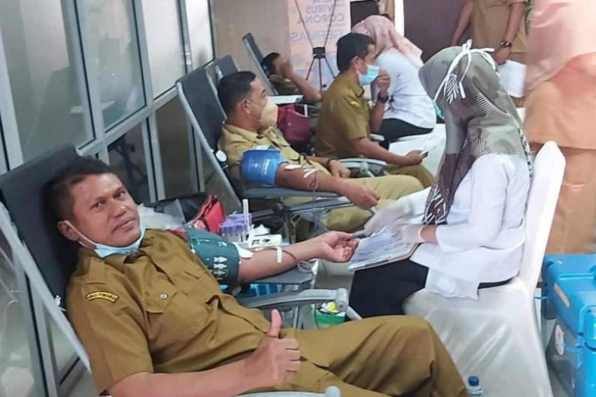 BNNP dan Dinas Pengairan Aceh himpun 131 kantong darah