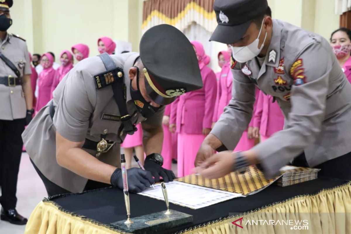 Berikut nama-nama pejabat baru di lingkungan Polres Madina