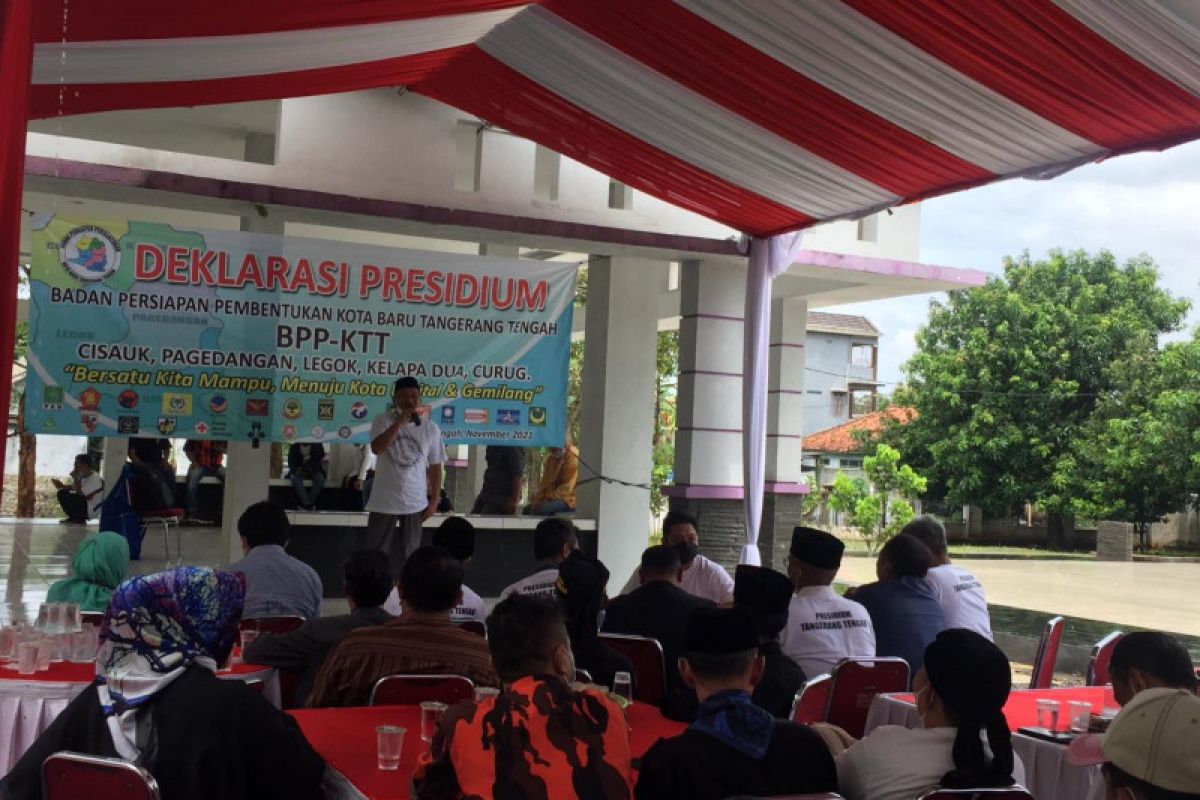 Lima kecamatan di Tangerang deklarasi daerah otonomi baru