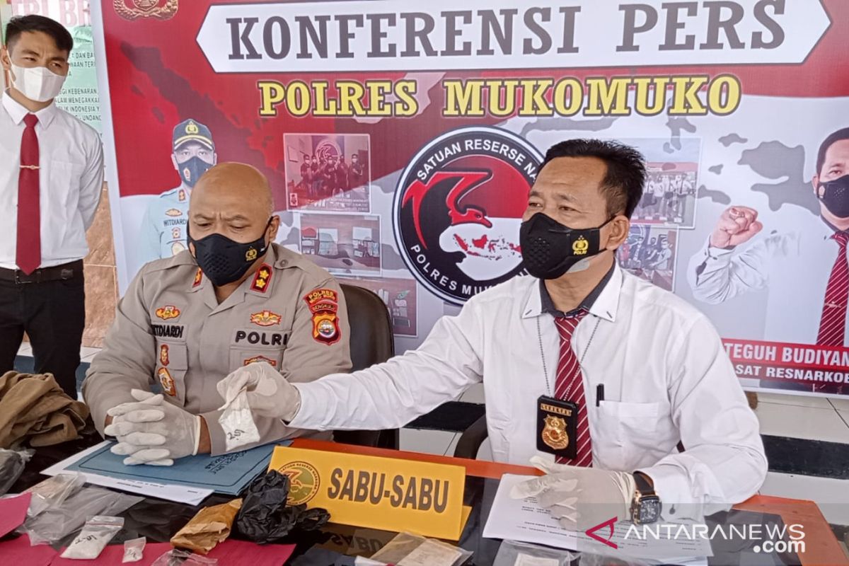 Polres Mukomuko ungkap jaringan narkoba Bengkulu-Sumbar