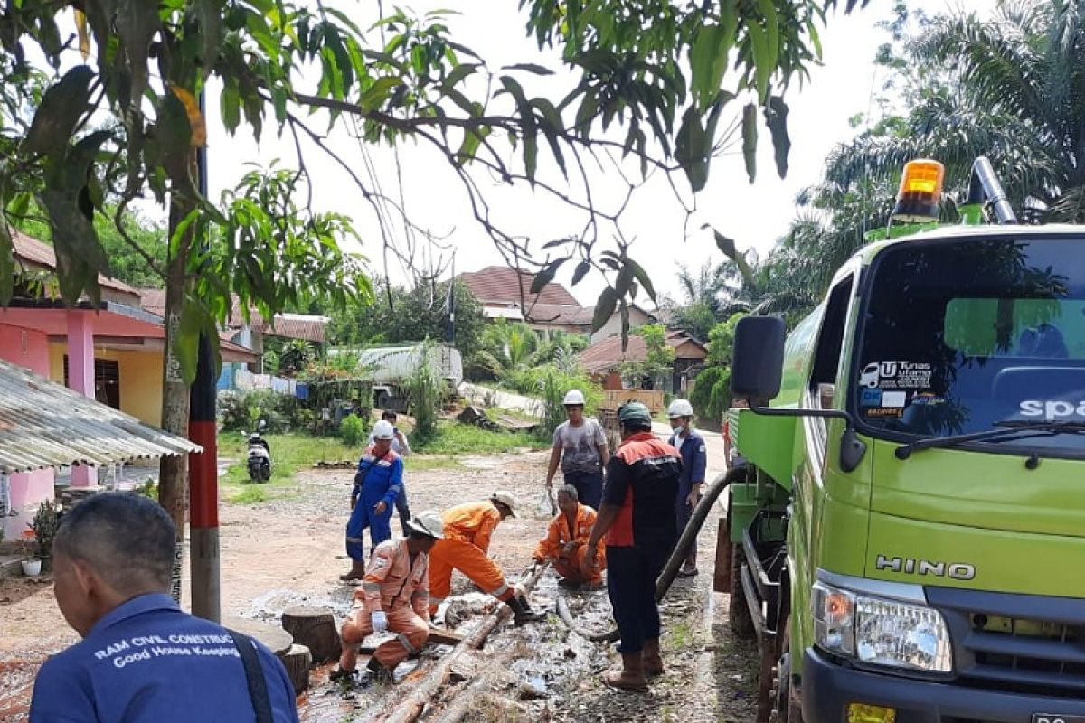 Pipa Pertamina EP 1 Jambi bocor