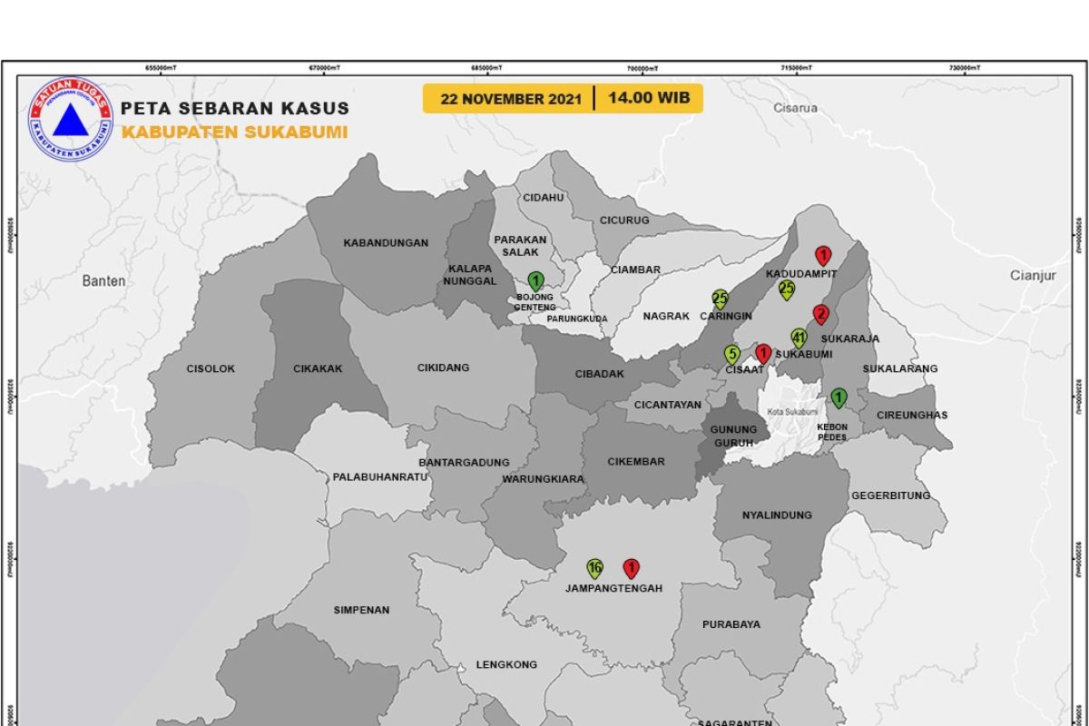 Capaian vaksinasi COVID-19 di Kabupaten Sukabumi mendekati target minimal