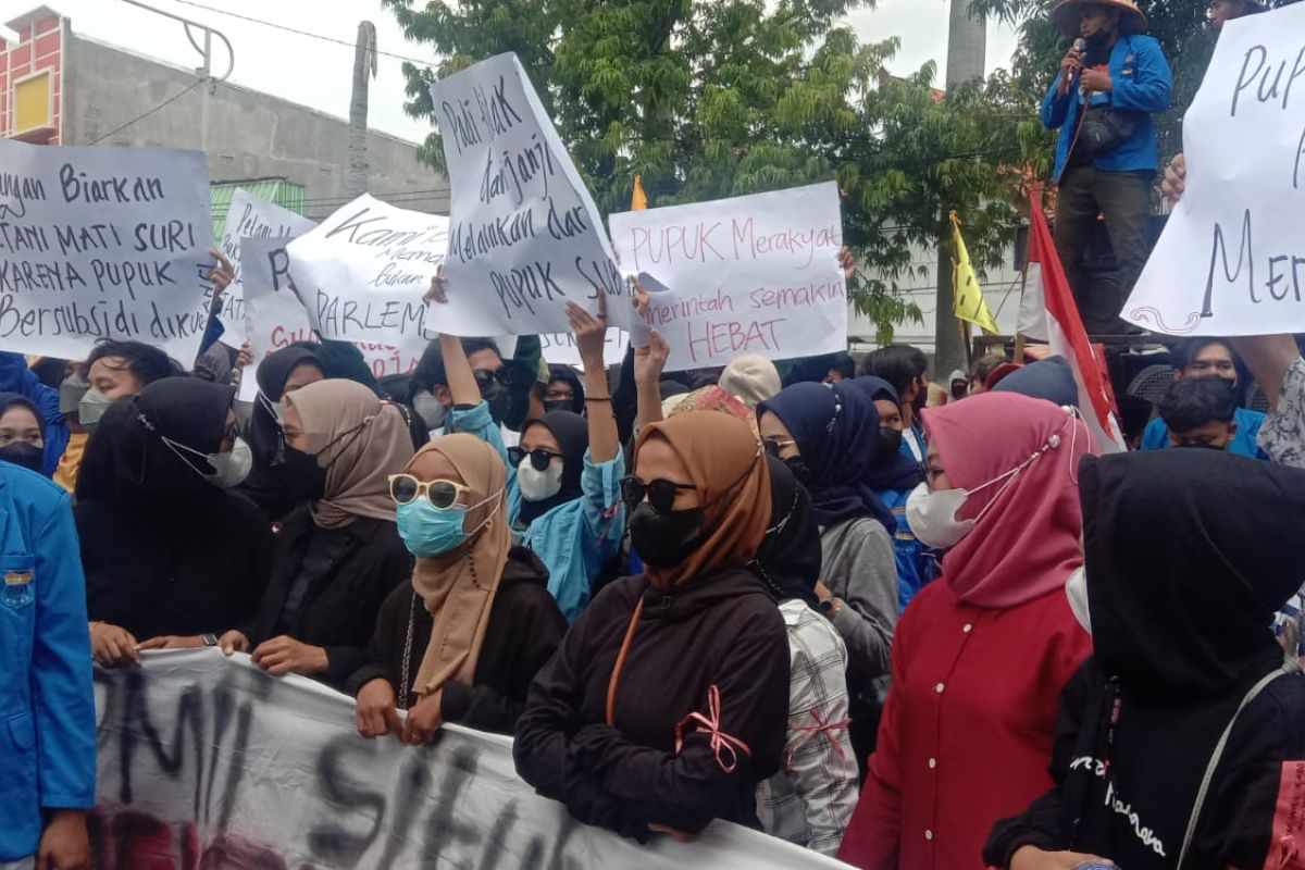 PMII demo kelangkaan pupuk, Komisi II DPRD Situbondo tegaskan stok aman