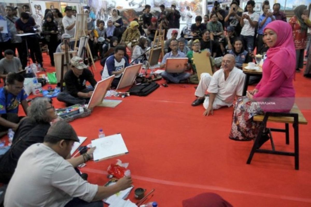 Pasar seni lukis kembali digelar setelah terhenti akibat COVID-19