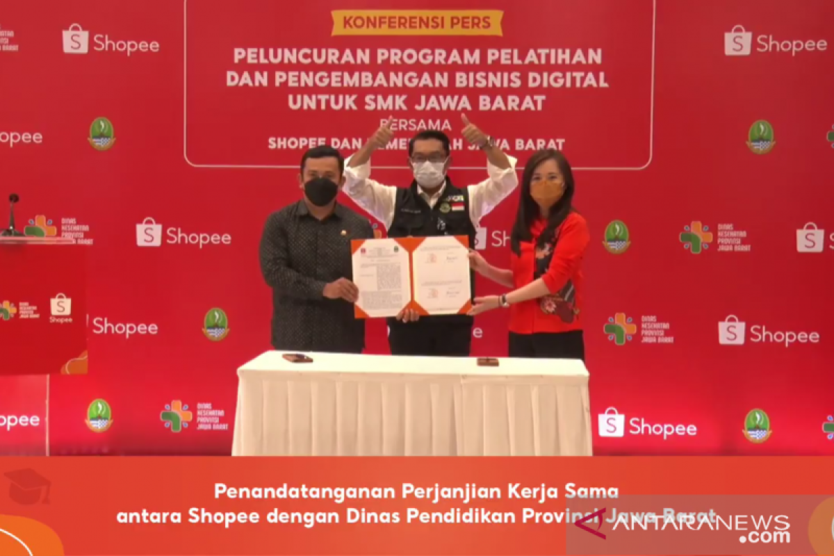 Shopee bersama Pemprov Jabar resmikan kurikulum digital bagi SMK