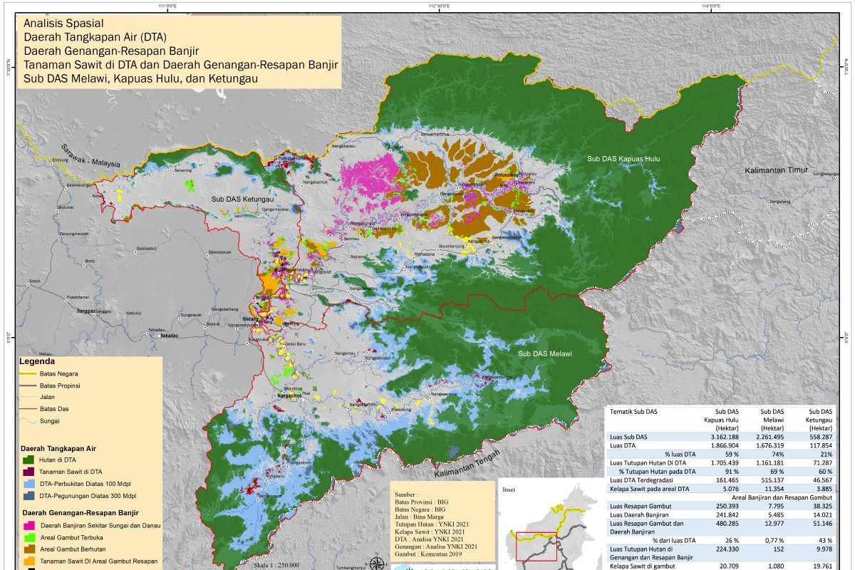 Understanding Sintang flood through spatial analysis