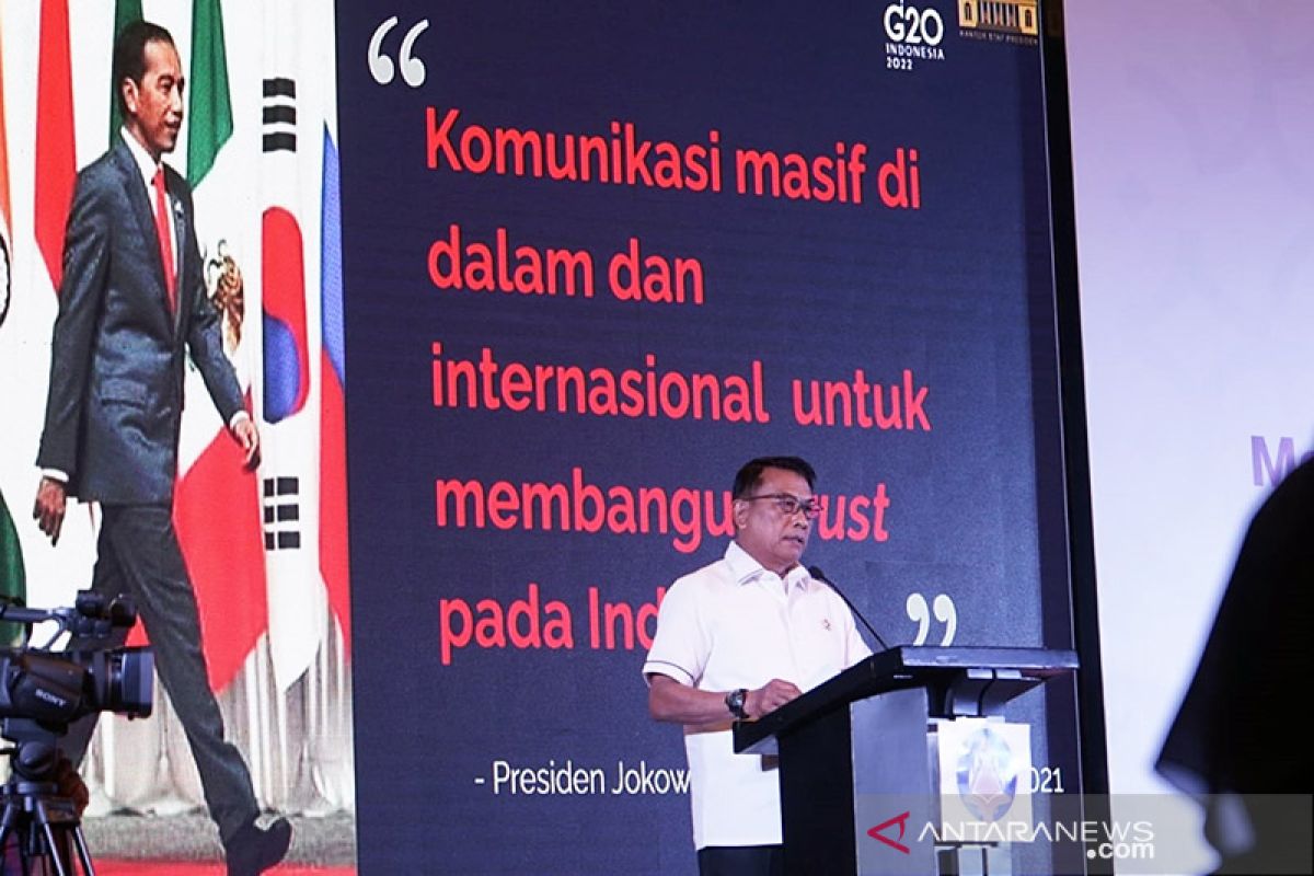 Moeldoko ajak semua pihak fokus perkuat komunikasi G20