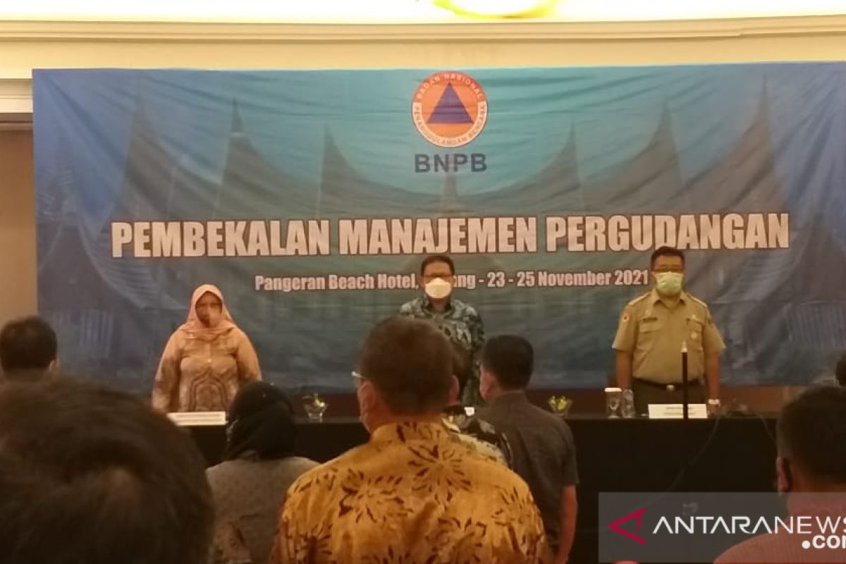 BNPB gelar pembekalan manajemen pergudangan di Padang