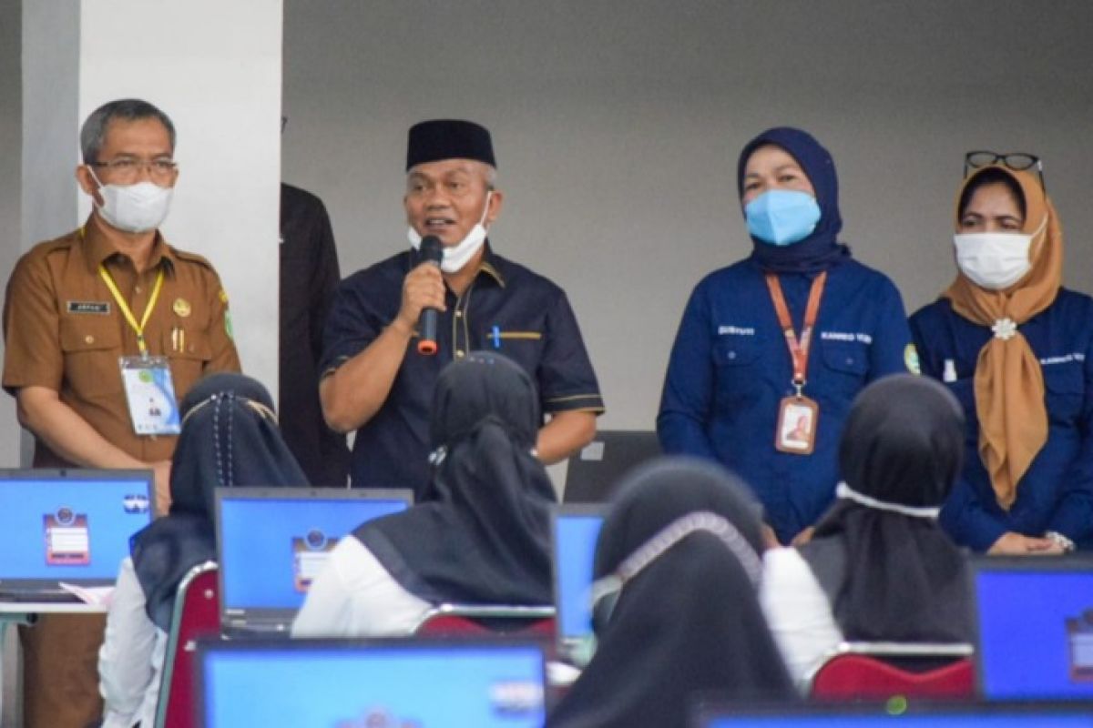 Wabup Zarnawi buka  pelaksanaan kegiatan ujian SKB penerimaan CASN Pemkab Palas tahun 2021