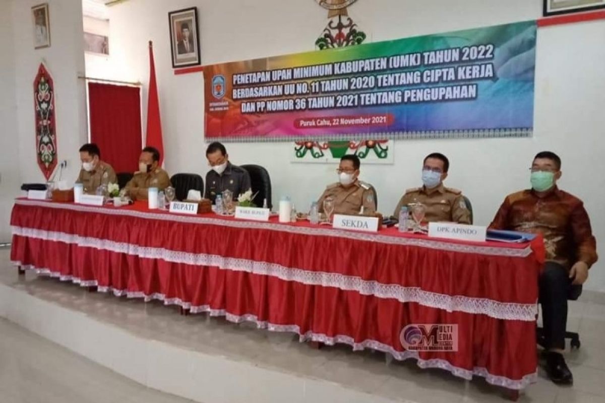 UMK Murung Raya 2022 ditetapkan Rp3,2 juta