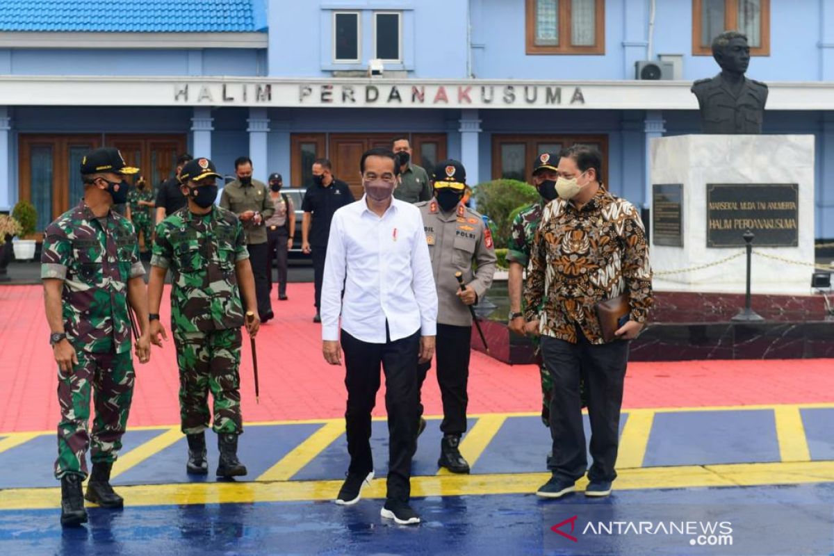 Presiden Jokowi bertolak ke Sulsel