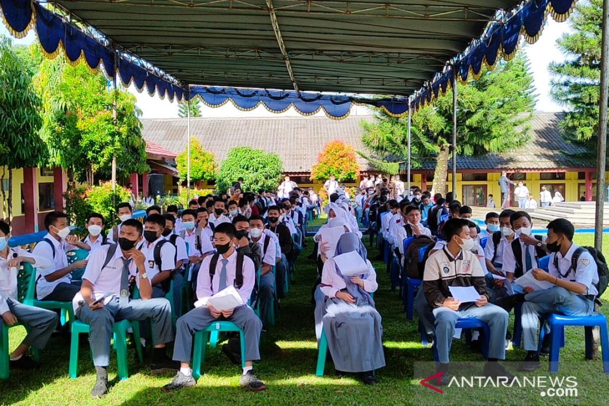 Polres Rejang Lebong gencarkan vaksinasi pelajar