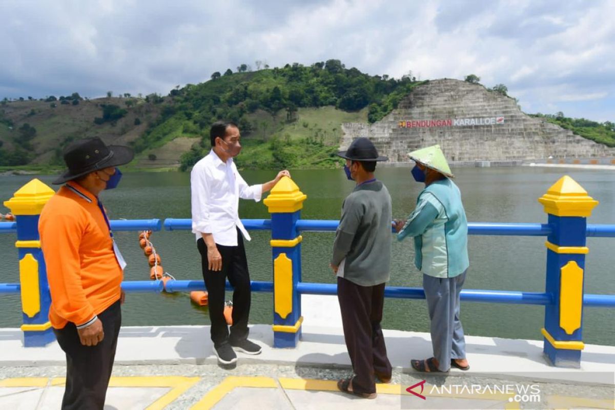 Para petani harap bendungan Karolle  dapat cukupi kebutuhan irigasi