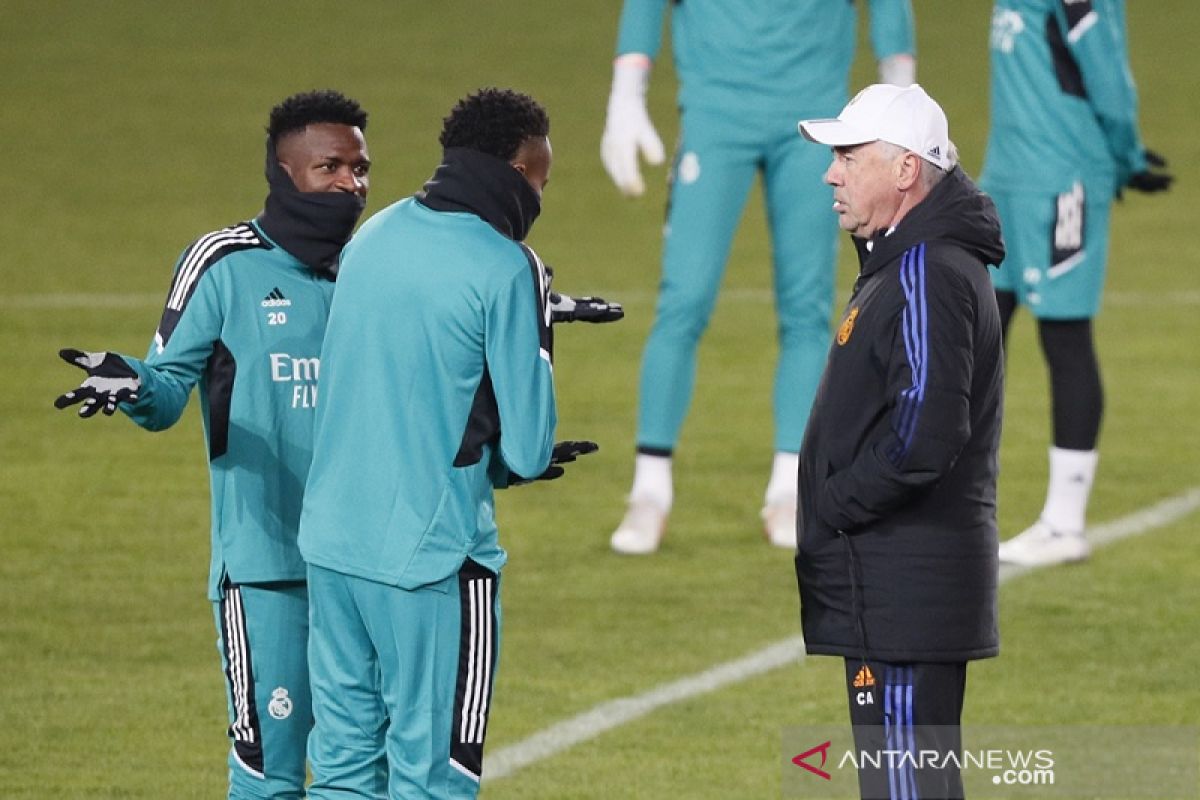 Ancelotti sebut Vinicius Junior pesepak bola paling berbahaya di dunia