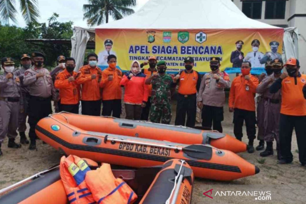 BPBD Bekasi siagakan relawan Destana antisipasi banjir luapan Sungai Citarum