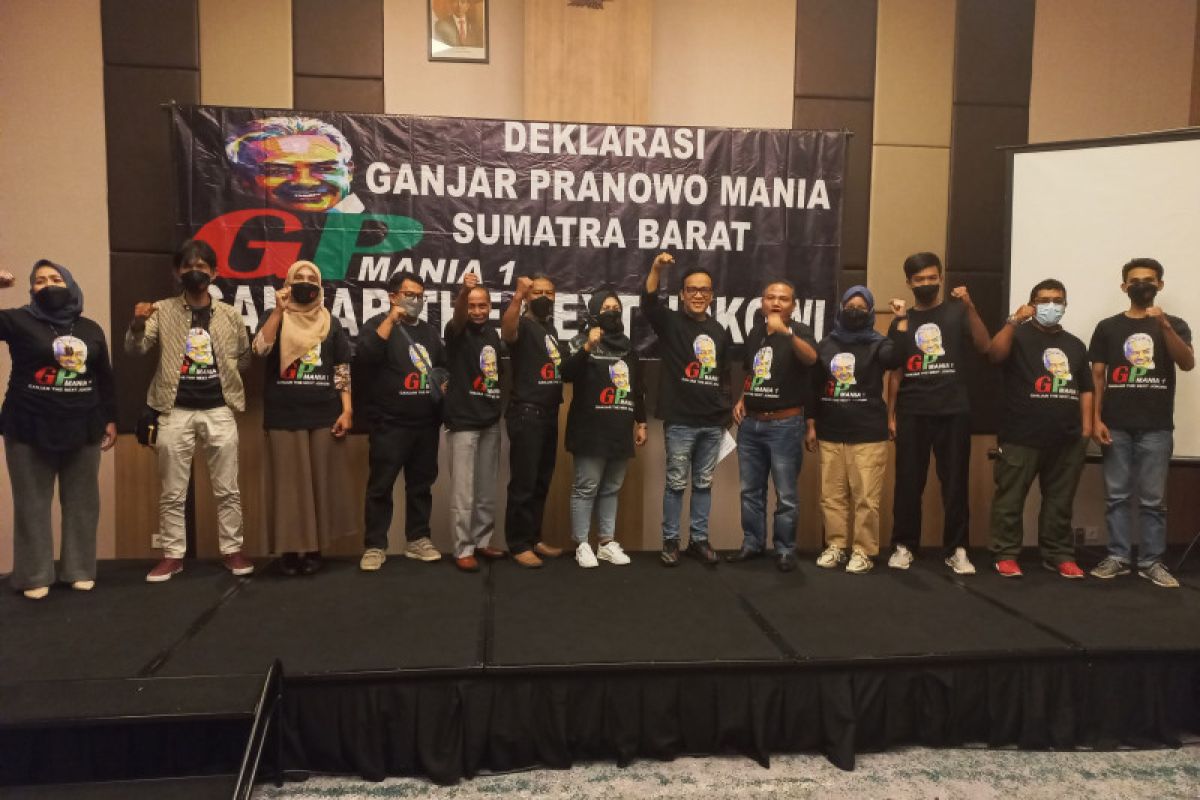 Ganjar Pranowo Mania Sumbar dideklarasikan di Bukittinggi