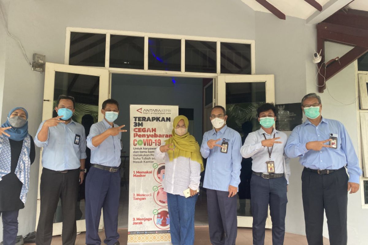 Humas Kanwil DJP Kepri kunjungi Kantor Berita ANTARA Kepri