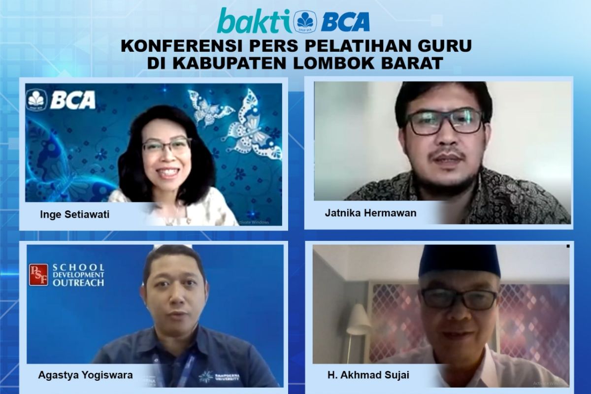 BCA gandeng guru binar mengoptimalkan pembelajaran abad 21 di Lombok