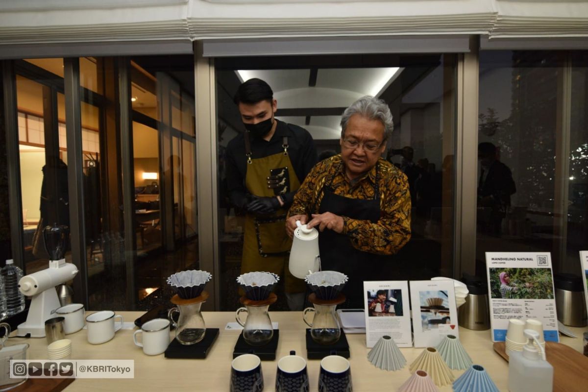 KBRI memperkenalkan keragaman kopi Indonesia, dorong ekspor ke Jepang