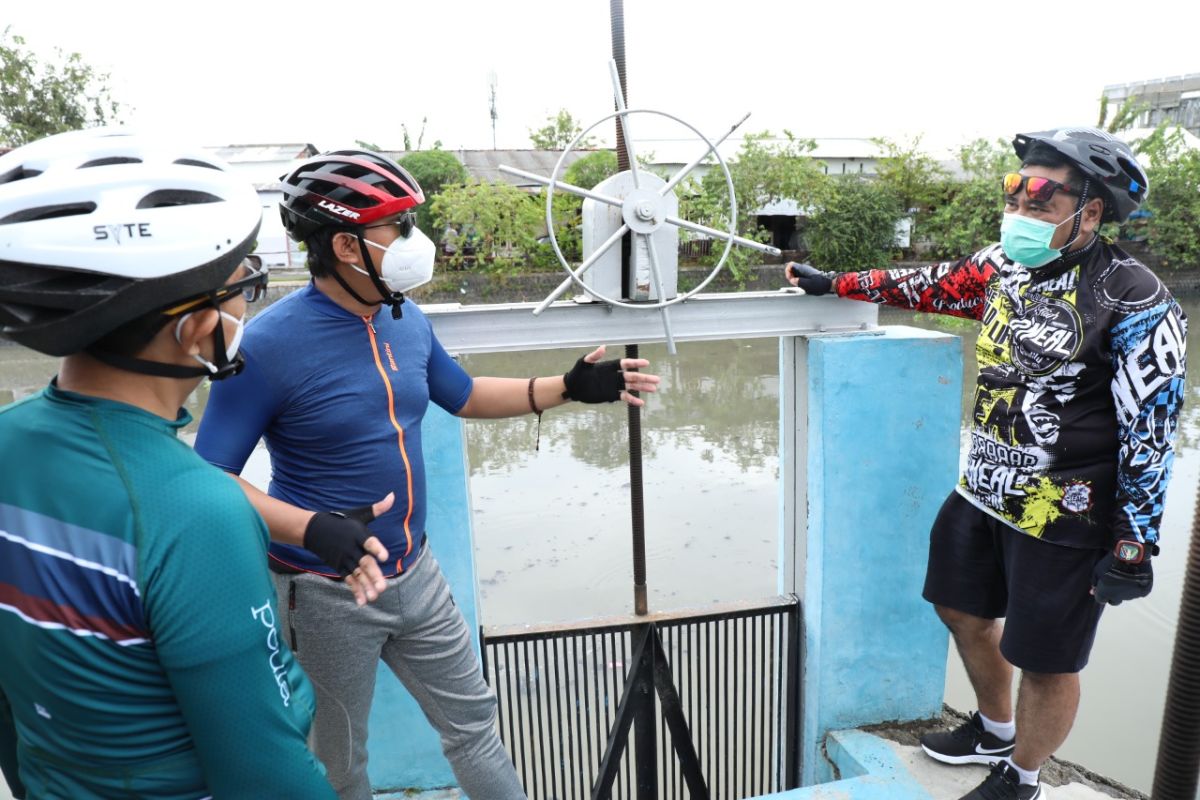 Curah hujan tinggi, normalisasi sungai di Sidoarjo terus dikebut