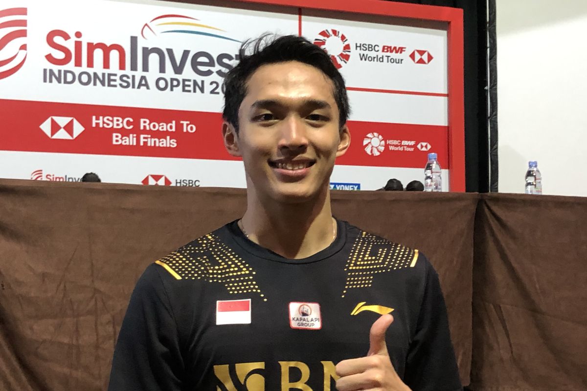 Jonatan jaga motivasi jelang pertemuannya dengan Chico di babak kedua