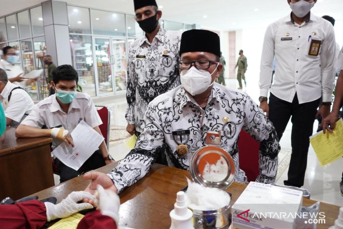 Wabup Sujiwo ajak ASN Kubu Raya rutin lakukan donor darah