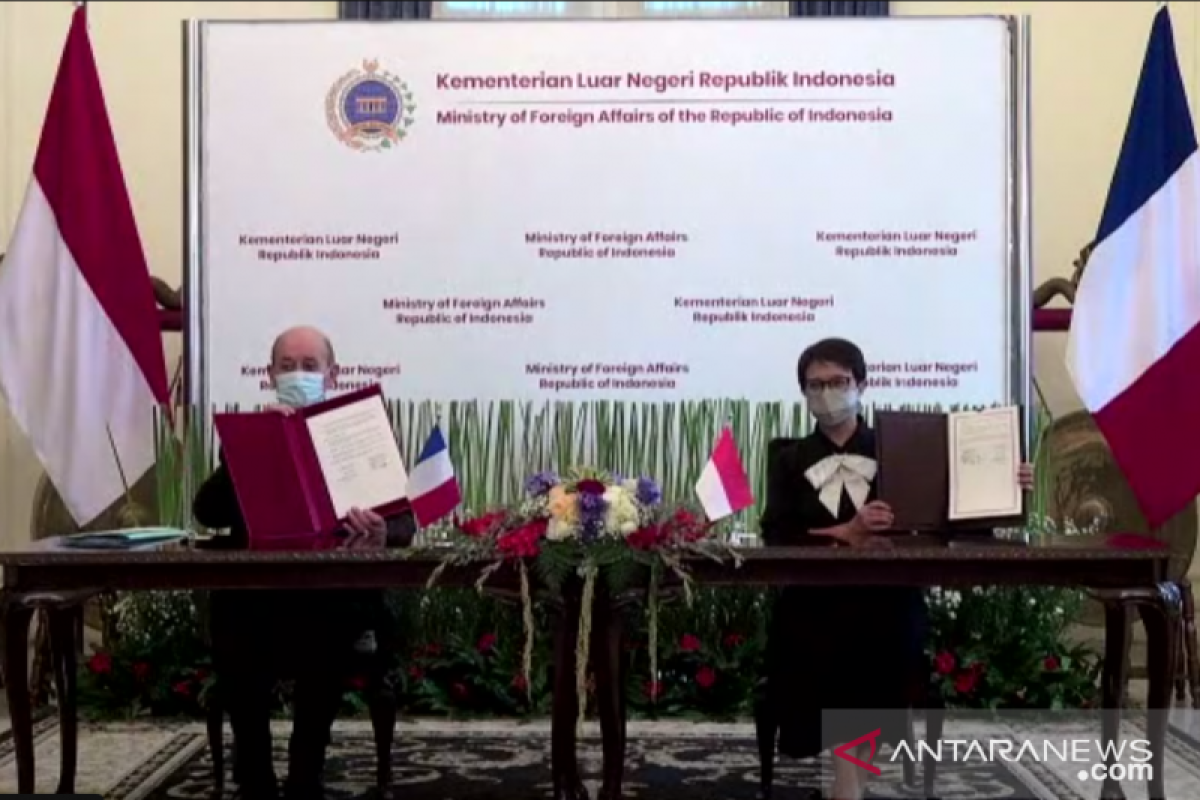 Pemerintah Indonesia dan Prancis teken rencana aksi strategis 2022-2027