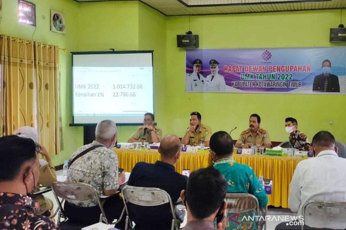 UMK Kabupaten Kotawaringin Timur naik Rp22 ribu