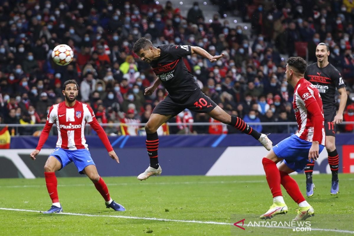 AC Milan akhirnya petik kemenangan di Liga Champions usai pecundangi Atletico Madrid 1-0