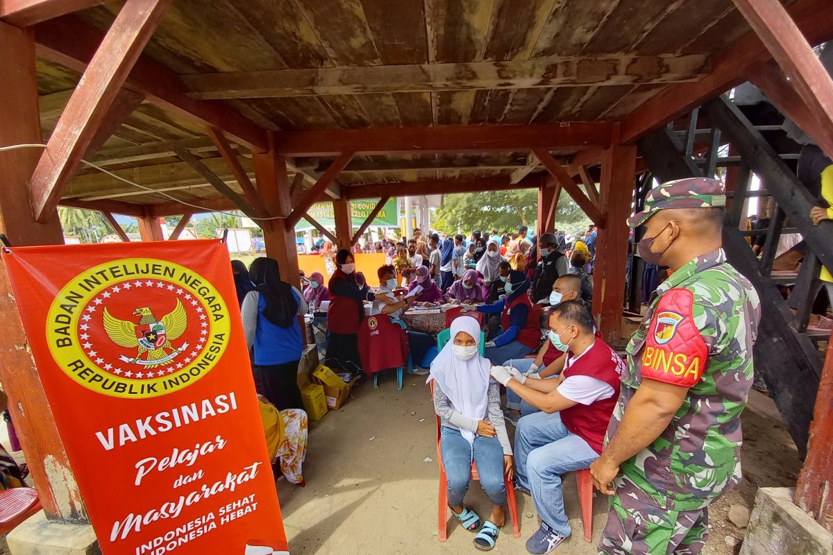 BIN-Pemkab Gorontalo Utara gelar gebyar serbuan vaksinasi COVID-19