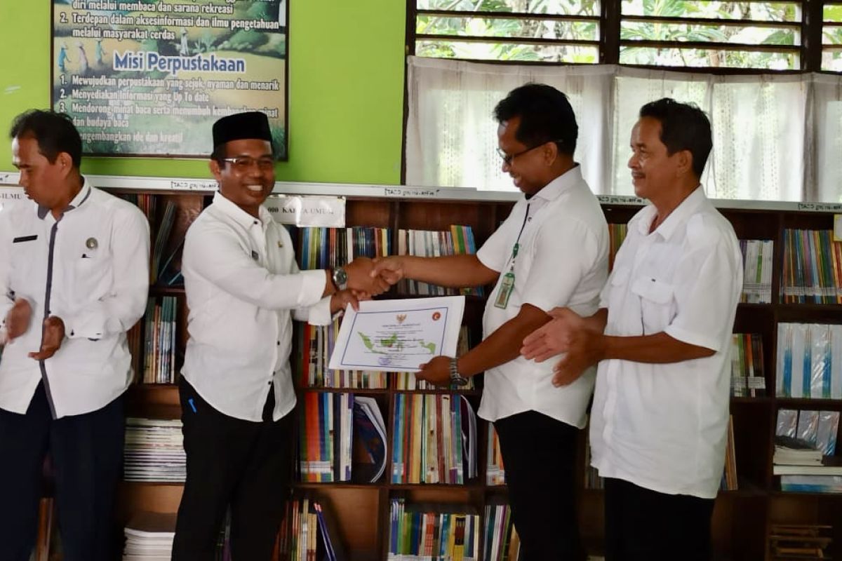 Sejumlah sekolah di Balangan sabet akreditasi perpustakaan sekolah