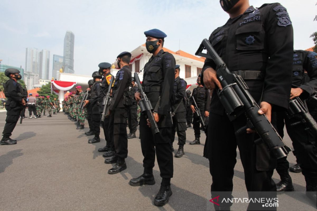 3.200 personel disiagakan untuk mengawal demo buruh di Jawa Timur