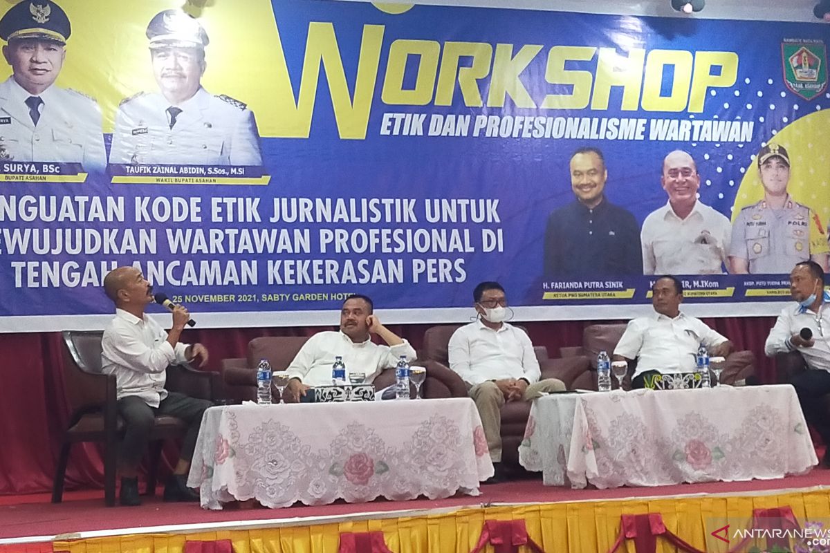 PWI Asahan gelar workshop kekerasan terhadap wartawan